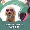 Small Dog Sunglasses UV Protection Heart Shape Dogs Goggles