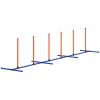 Dog Agility Training Equipment Adjustable Poles for Dog Agility Course with Carry Bag
