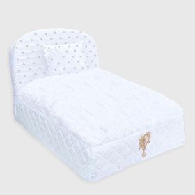 Glamour Baby Dog Bed (Color: Snow)