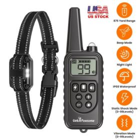 Remote Training Collar - Black 1-Collar System (Color: Black)