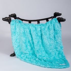 Cuddle Dog Blanket (Color: Aquamarine, size: SM)