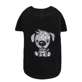 Doggie Tee (Color: Black, size: XXS)
