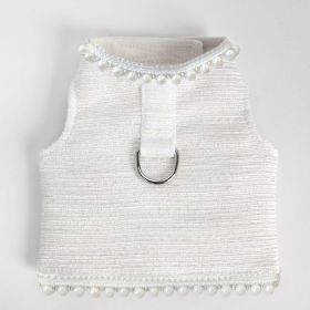 Isabella Dog Harness (Color: Ivory, size: XS)
