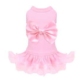 Ballerina Dog Dress (Color: Pink, size: XS)