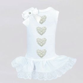 Queen of Hearts Dog Dress (size: XXS)